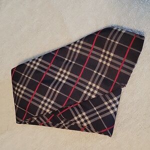 Dark Blue Burberry Tie